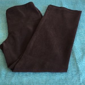 PETITE SOPHISTICATE Cordury Brown Pants